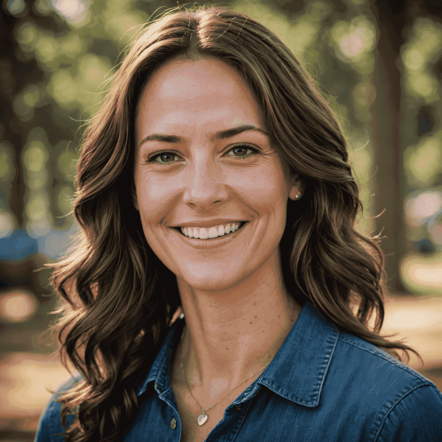 Portrait of Sarah Johnson, an Alliant member smiling at the camera